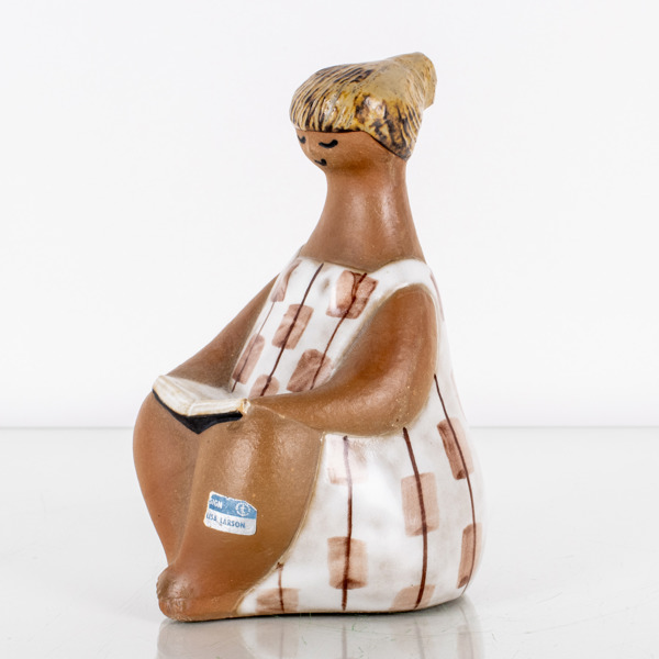 LISA LARSON, figur, stengods, "Charlotta", ur serien ABC-flickorna, Gustavsberg