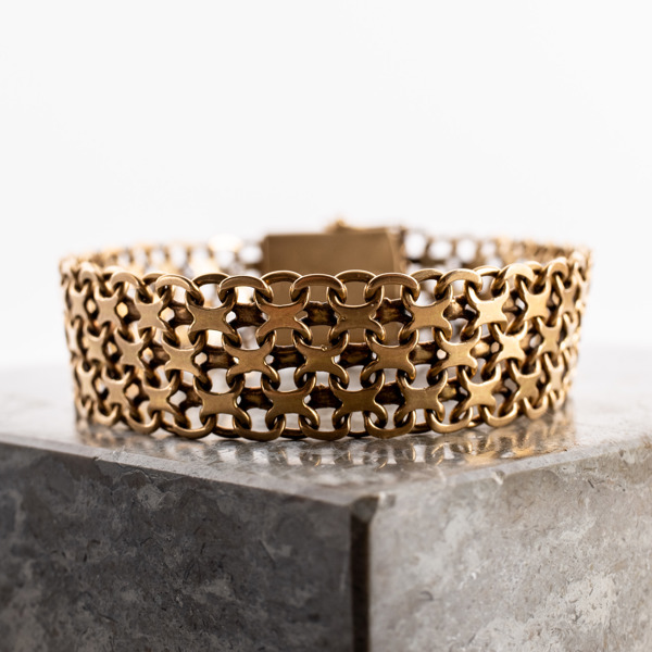 ARMBAND, 18k guld, vikt ca 36 g