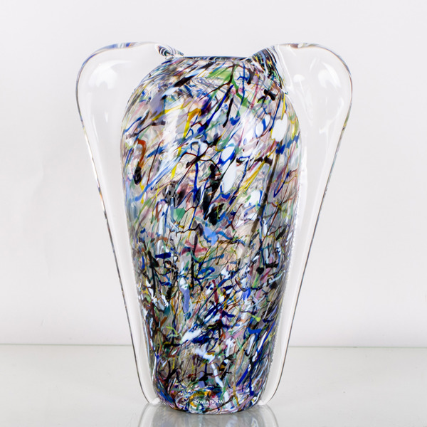 BERTIL VALLIEN, vas, glas, "Centilop", Artist Collection, Kosta Boda, signerad 