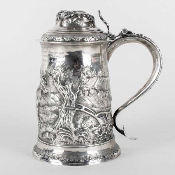 STOP, silver, troligen Peter och Ann Bateman, London 1796, vikt ca 797 g