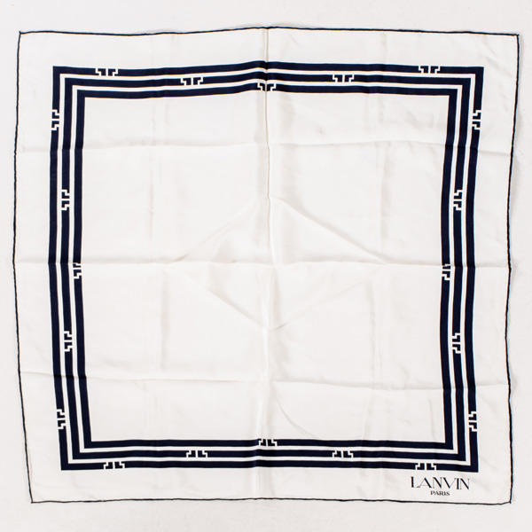 LANVIN, scarf, siden, sannolikt sent 1900-tal