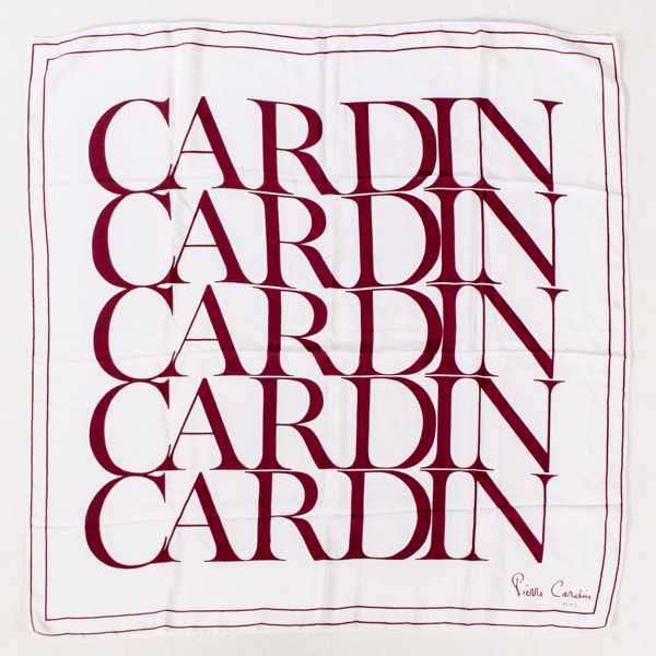 PIERRE CARDIN, scarf, siden, sannolikt sent 1900-tal