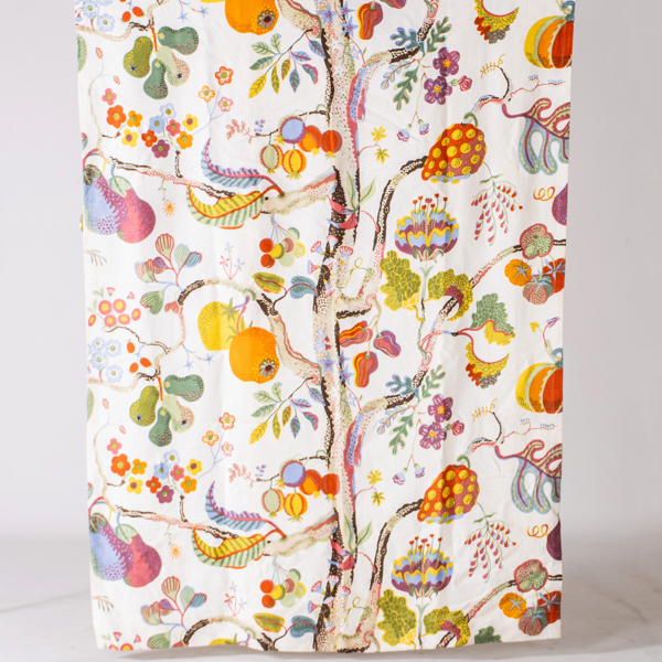 JOSEF FRANK, gardinlängd, linne, "Vegetable tree", Firma Svenskt Tenn