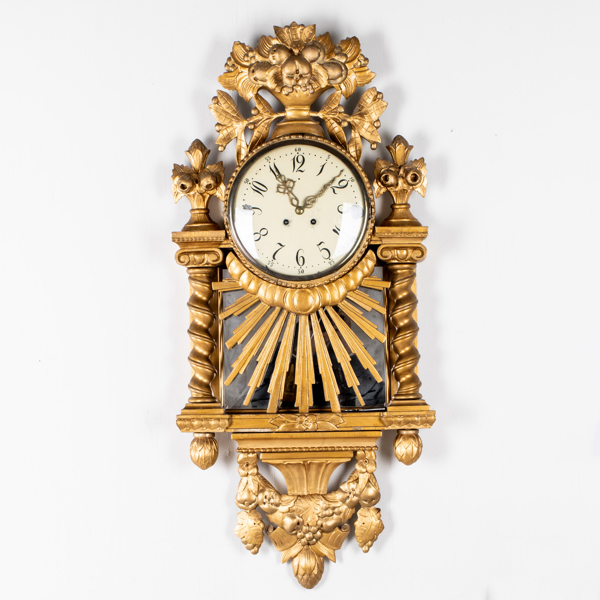 VÄGGPENDYL, gustaviansk stil, 1900-talets första hälft