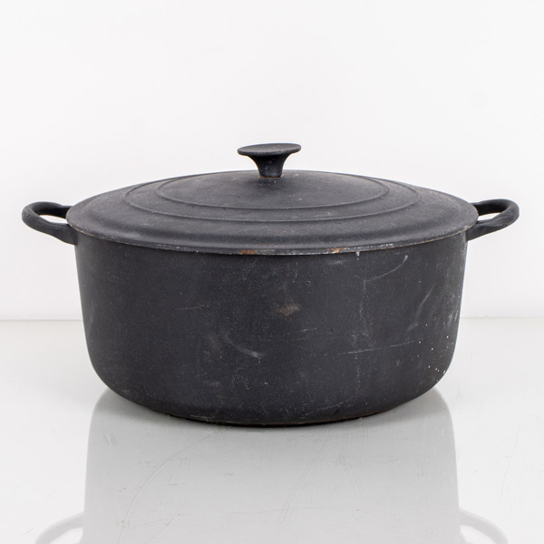 GRYTA MED LOCK, gjutjärn, Le Creuset, 1900-/2000-tal