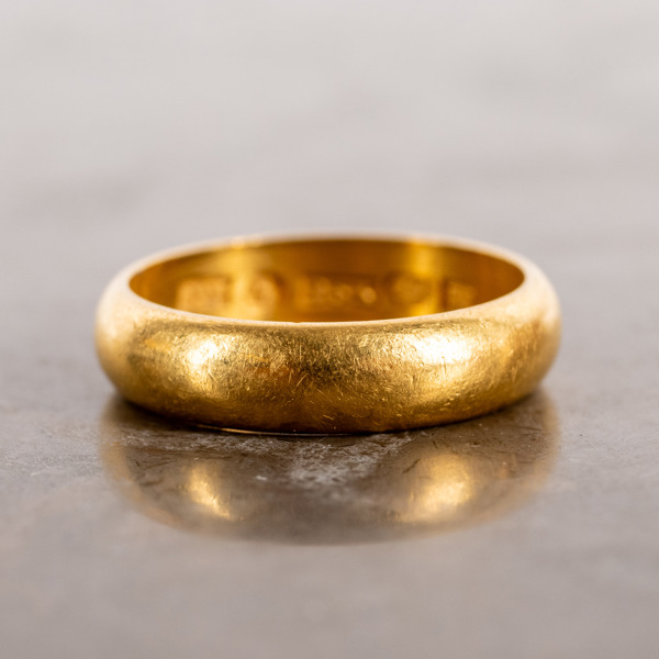 RING, 23k guld, vikt ca 6 g