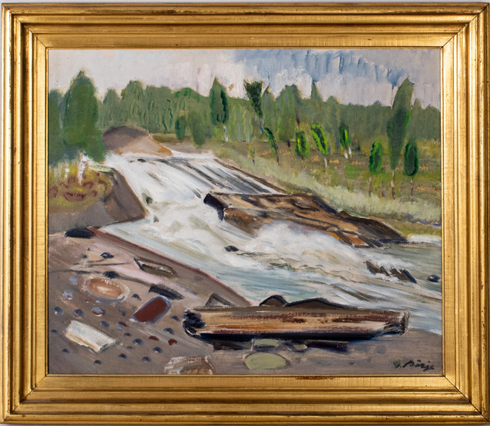 GIDEON BÖRJE(1891-1965), olja på duk, signerad