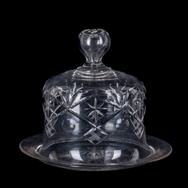 OSTKUPA MED FAT, glas, 1800-/1900-tal