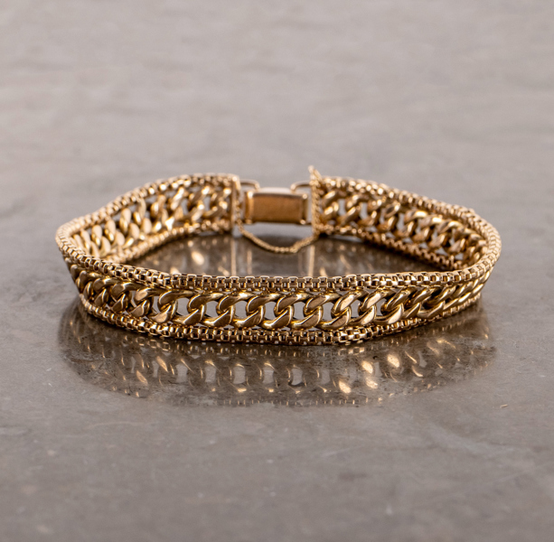 ARMBAND, 18k guld, vikt ca 13 g