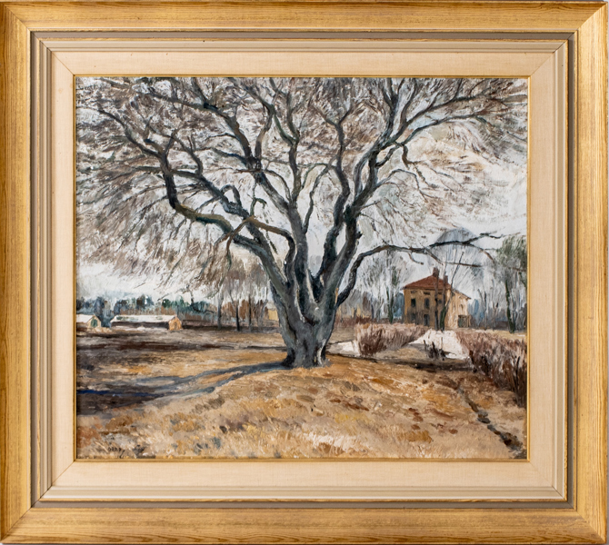 KARL ÖRBO (1890-1958), olja på pannå, signerad