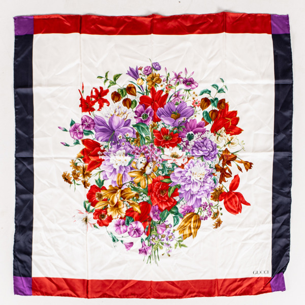 GUCCI, scarf, "Flora", sidentwill, 2000-tal