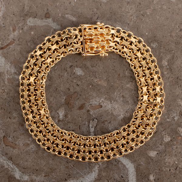 ARMBAND, 18k guld, vikt ca 18,6 g