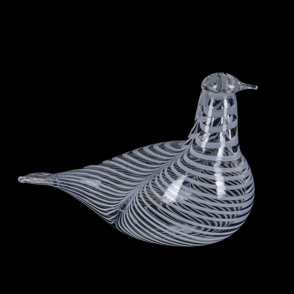 OIVA TOIKKA, skulptur, glas, Nuutajärvi, 1900-talets andra hälft, signerad