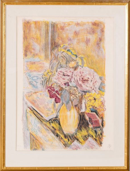 PIERRE BONNARD (Frankrike, 1867-1947), färglitografi, monogramsignerad och numrerad 69/80