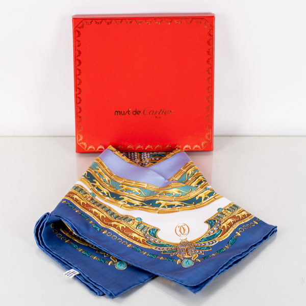 MUST DE CARTIER, scarf, siden