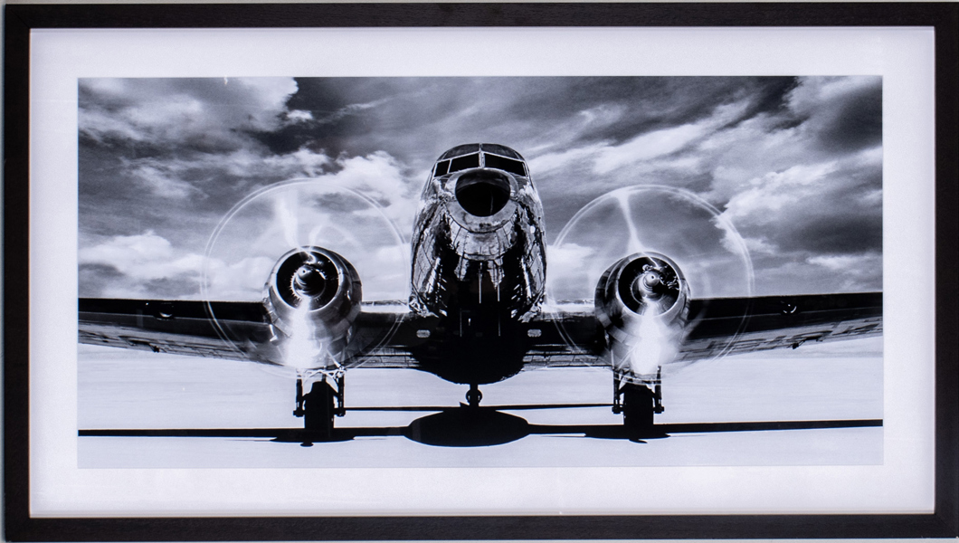 TAVLA, print, "Airplane taking off", Newport Collection