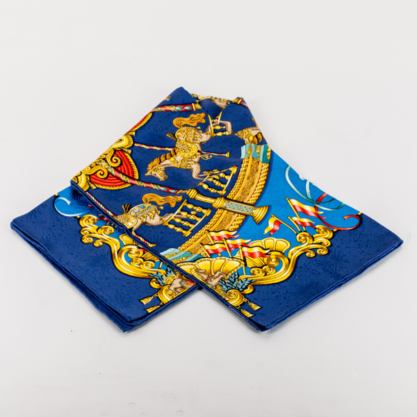 HERMÈS, scarf, siden, "Luna Park", design Joachim Metz, 1993/94