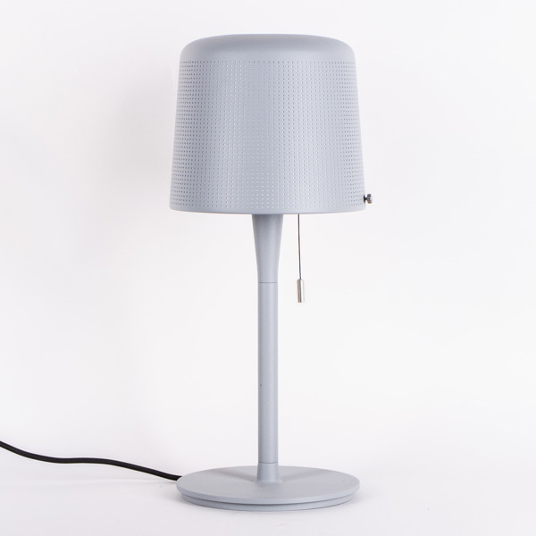 BORDSLAMPA, grålackerad metall, "530", Vipp, Danmark, nutida