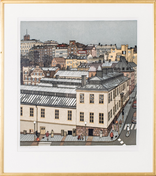 SVEN-OLOV EHRÉN (1927–2004), färglitografi, signerad och daterad 91,