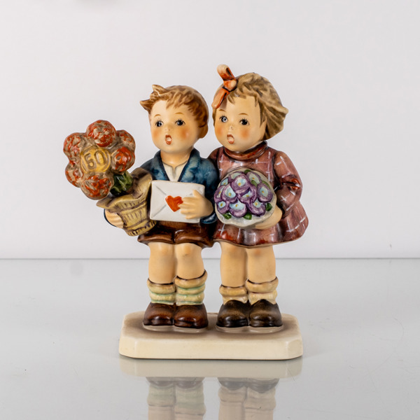 FIGURIN, keramik, MJ Hummel, "The love lives on", Goebel