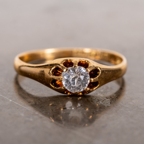 RING, 18k guld, Stockholm 1926, tot vikt ca 2 g