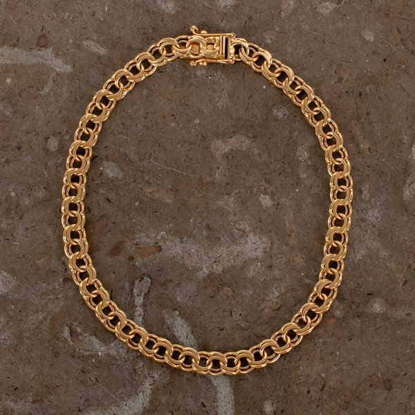 ARMBAND, 18k guld, svenska stämplar 1974, vikt ca 8 g