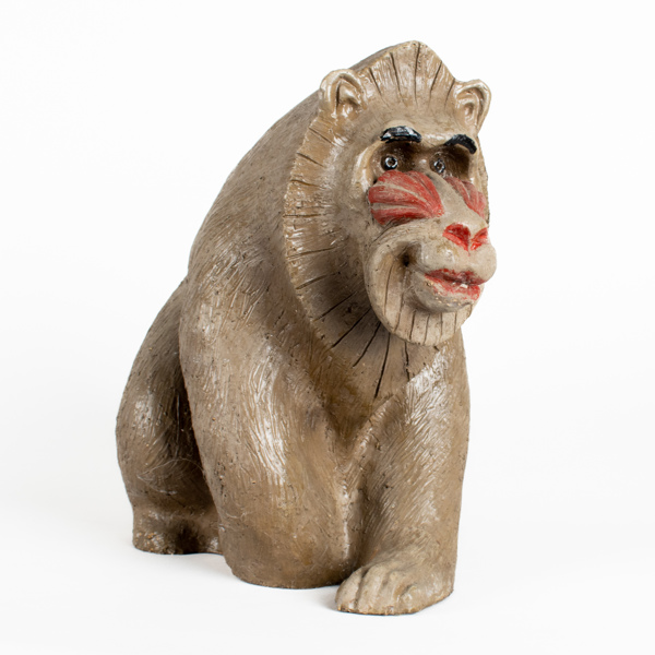 VICKE LINDSTRAND, skulptur, "Mandrill", Upsala Ekeby