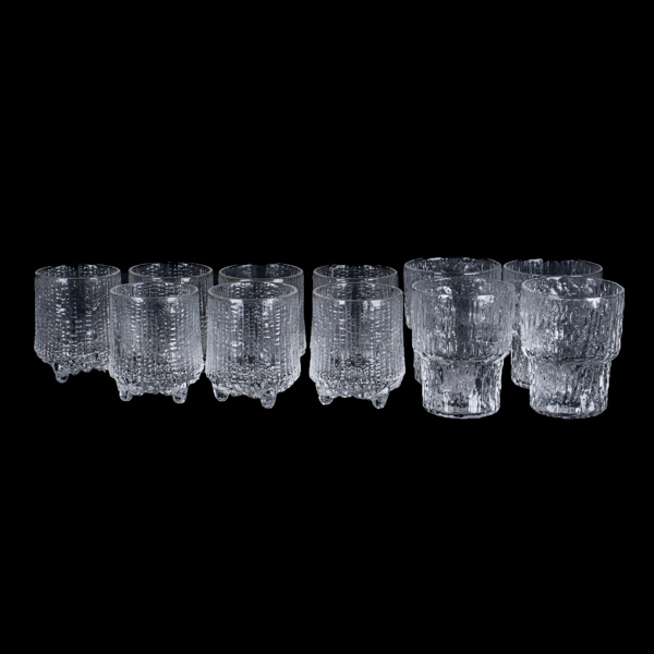 TAPIO WIRKKALA, 7 + 4, snapsglas, glas, "Ultima Thule", Iittala, Finland, 1900-talets andra hälft