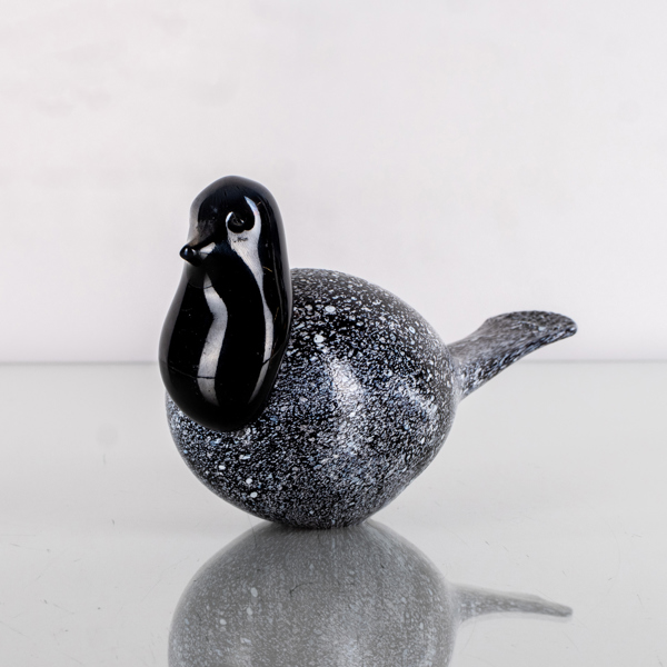 SKULPTUR, fågel, glas, sannolikt Finland, 1900-/2000-tal