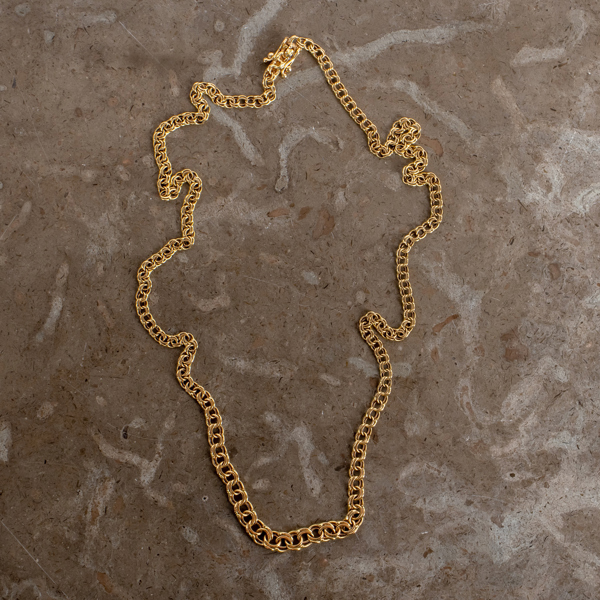 COLLIER, 18k guld, vikt ca 7,9 g