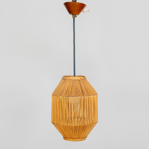 TAKLAMPA, halmarbete, 1960-/70-tal