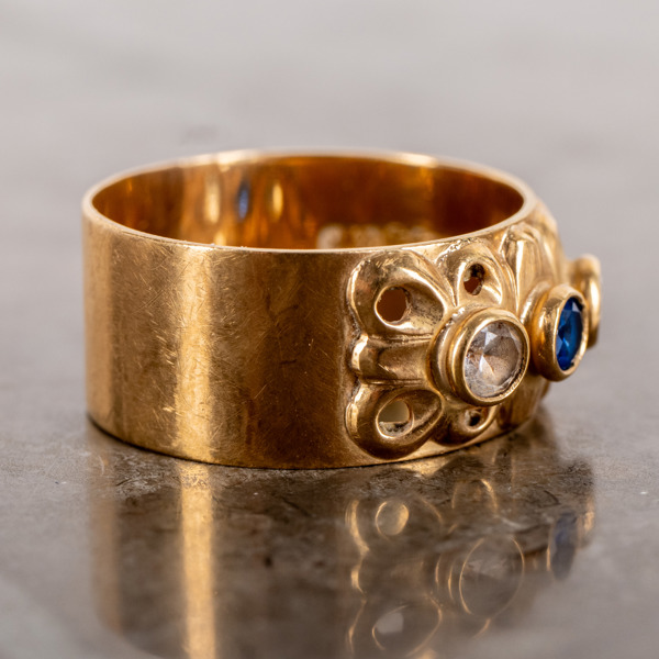 RING, 18k guld, vikt ca 4 g