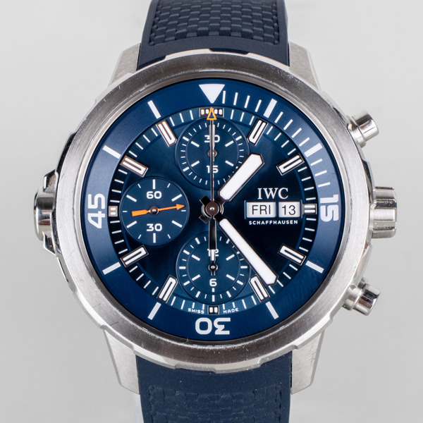 IWC, armbandsur, stål, Aquatimer, “Expedition Jacques-Yves Cousteau", automatisk, 2019