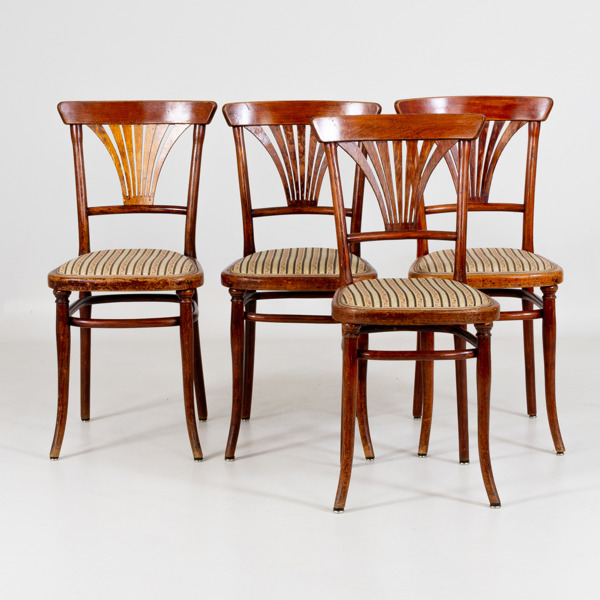 STOLAR, 4 st, Thonet, 1900-talets första hälft