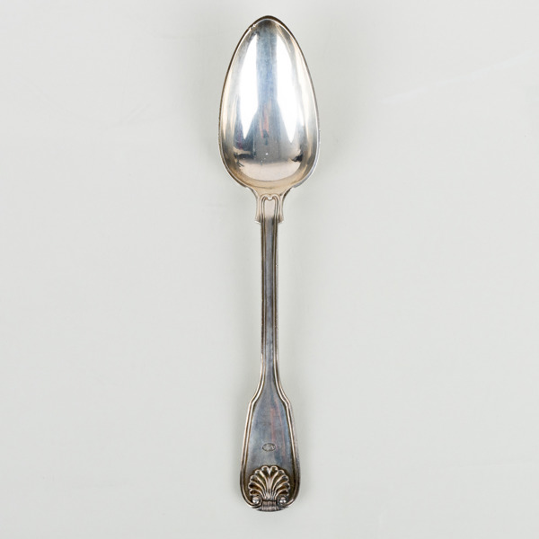 MATSKED, silver, Möllenborg, Stockholm 1854, vikt ca 86 g