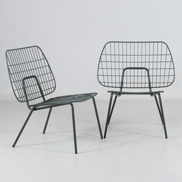 LOUNGESTOLAR, 1 par, "WM String lounge chair", Studio WM, för Menu 