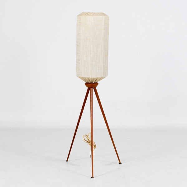 GOLVLAMPA, teak, 1950-/60-tal