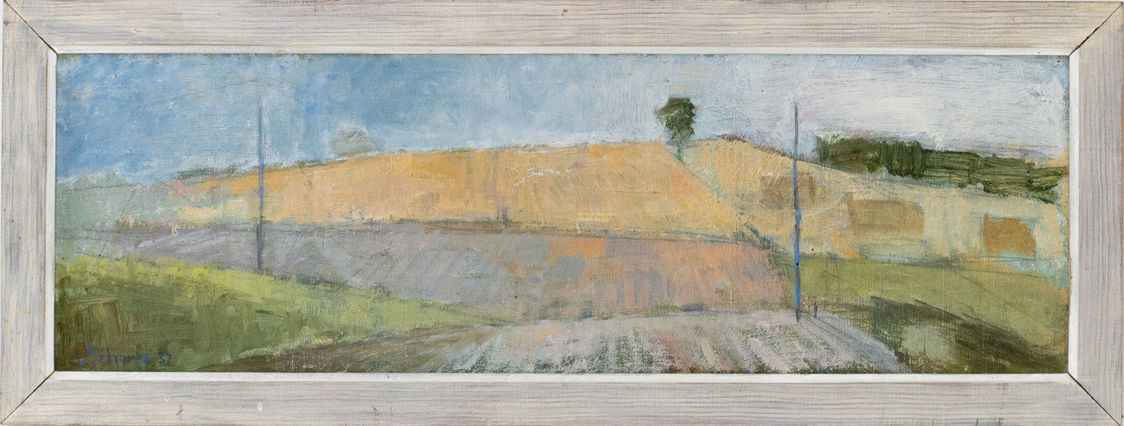 PHILIP VON SCHANTZ (1928-1998), olja på pannå, signerad och daterad -52