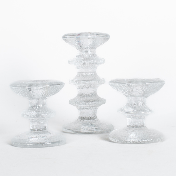 TIMO SARPANEVA, 3 st ljusstakar "Festivo", Iittala