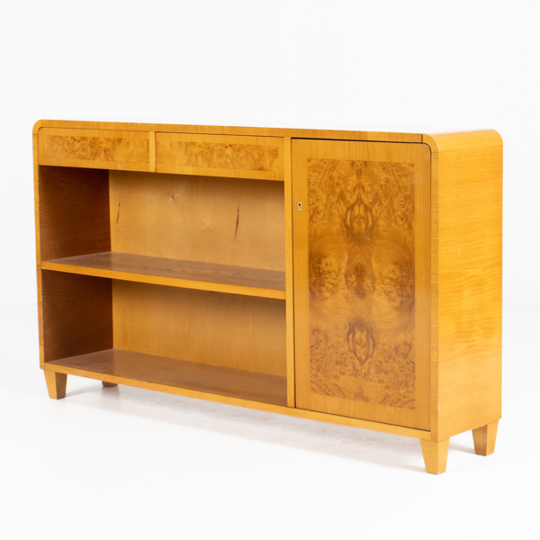 SIDEBOARD/BOKHYLLA, 1940-tal