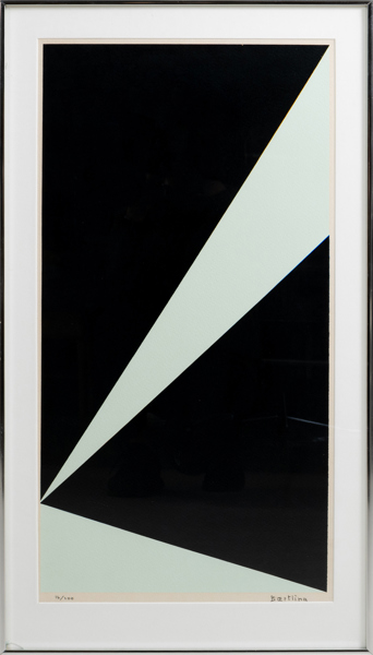 OLLE BAERTLING (1911-1981), färgserigrafi, "Ira" ur "Les Triangles de Bartling" 1958-1961, signerad och numrerad 16/100. 