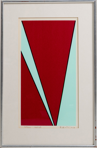 OLLE BAERTLING (1911-1981), färgserigrafi, "Aradi", 1965-68