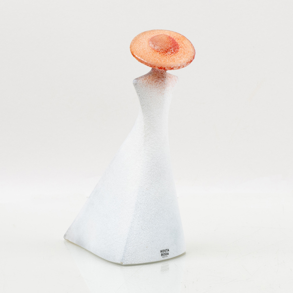 KJELL ENGMAN, skulptur, glas, Kosta Boda, signerad och numrerad