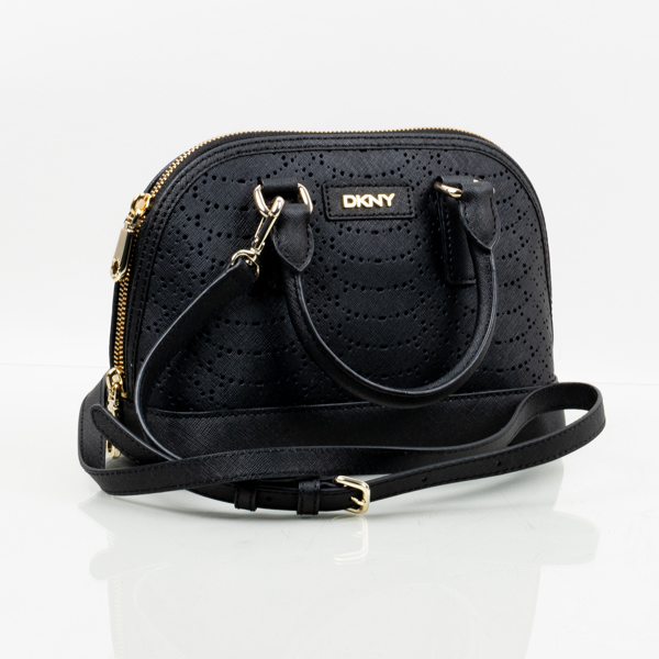 HANDVÄSKA, läder, DKNY, samtida
