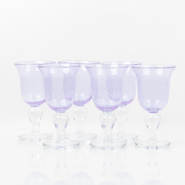 VINGLAS, 6 st, glas, 1900-/2000-tal