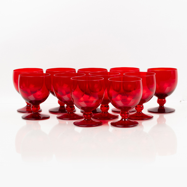 GLASSERVIS, 25 del, glas, Reijmyre, 1900-tal