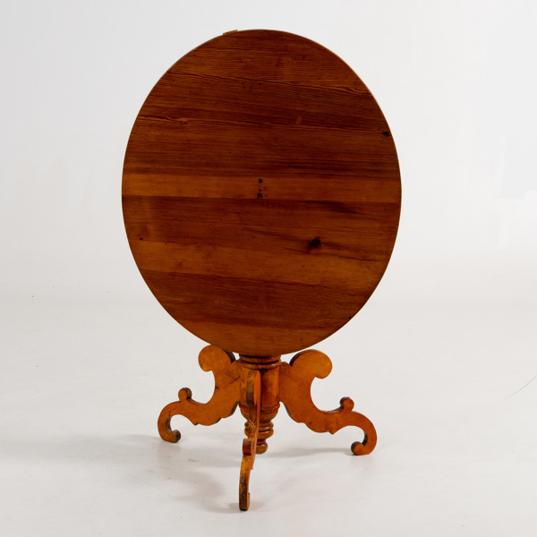 FÄLLBORD, björk, 1800-tal