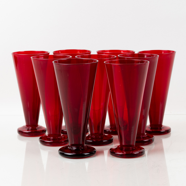 MONICA BRATT, 8 st, champagnestrutar, glas, Reijmyre