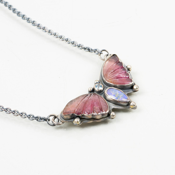 COLLIER, sterlingsilver, med ädelstenar, EON Dsgn, 1900-/2000-tal