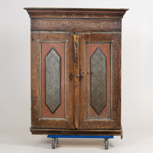 SKÅP, allmoge, sannolikt Småland, datering 1772